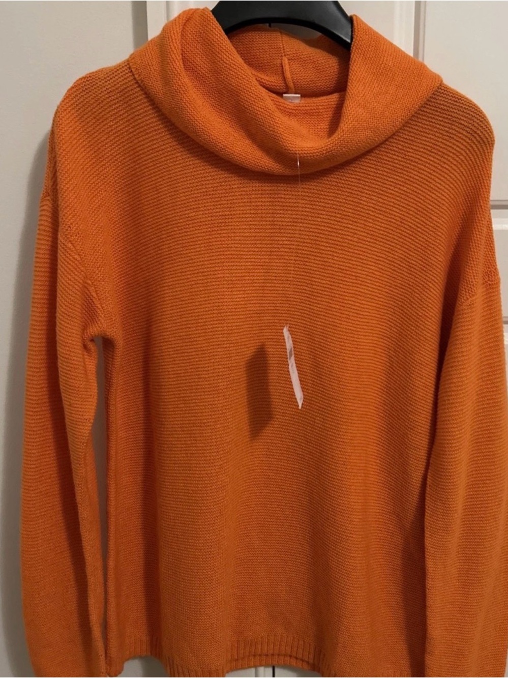 J. Jill Cozy Orange Cowl Neck Women's Sweater